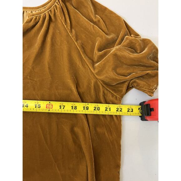 Velvet Peasant Top M Cottagecore Whimsigoth Cabincore Boho Romantic Poet 90s - Picture 11 of 13